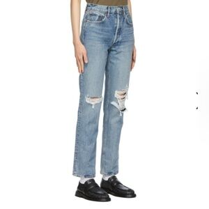 Agolde 90'S PINCH WAIST HIGH RISE STRAIGHT
$198 Size 30 trashed holes rips